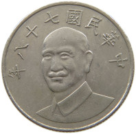 TAIWAN 10 DOLLARS 1998  #c077 0049 - Taiwan