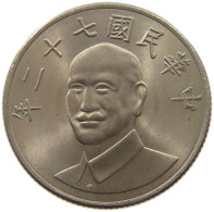 TAIWAN 10 DOLLARS 1983  #c077 0051 - Taiwán