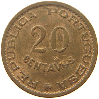 TIMOR 20 CENTAVOS 1970  #s052 0191 - Timor