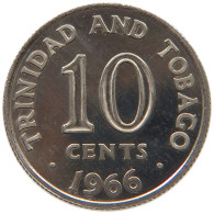 TRINIDAD AND TOBAGO 10 CENTS 1966  #c017 0551 - Trinidad En Tobago