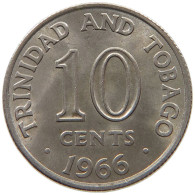 TRINIDAD AND TOBAGO 10 CENTS 1966  #s066 0173 - Trindad & Tobago