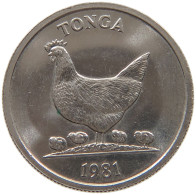 TONGA 5 SENITI 1981  #c015 0417 - Tonga
