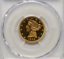 1895 Five Dollar Gold Coin - Collezioni