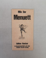 Menuett. Farce In 3 Akten. Der Souffleurkasten - Theatre & Dance