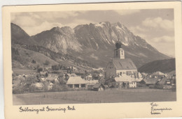 D7854) GRÖBMING Mit Grimming - Steiermark - FOTO AK Mit Kirche U. Häusern - Foto Baumgartner ALT - Gröbming