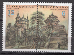 S7552 - SLOVAQUIE Yv N°374/75 ** Chateaux - Nuevos
