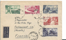 POLEN 275 / Meeresfischerei 1956,  Per Luftpost Nach Frankreich - Cartas & Documentos