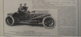 1907 COURSE AUTOMOBILE - LA COUPE DE L'EMPEREUR - TERRY GOBRON BRILLÉ - VOITURE ADIER Et MARTIN = LETHIMONNIER - Livres