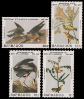 Barbados 1985 - Mi-Nr. 638-641 ** - MNH - Vögel / Birds - Audubon - Barbados (1966-...)
