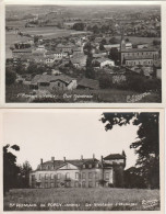 SAINT ROMAIN DE POPEY VUE GENERALE + LE CHATEAU D'AVAUGES 1945 EDITION ETIENNE TARARE - Sonstige & Ohne Zuordnung