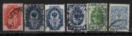 Russie Ensemble 6 Timbres (période Empire) Oblitérés - Used Stamps