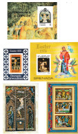 EASTER  MNH  5 SHEETS - Easter