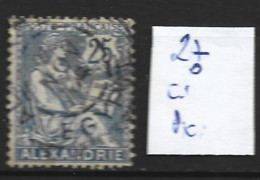 ALEXANDRIE 27 Oblitéré  Côte 1 € - Used Stamps