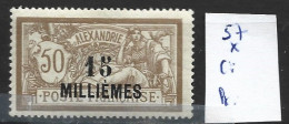 ALEXANDRIE 56 * Côte 7.50 € - Unused Stamps