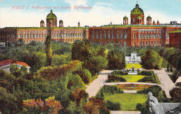 Wien - Volksgarten Mit Beiden Hofmuseen Gel.1924 - Musées
