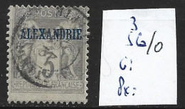 ALEXANDRIE 3 Oblitéré Côte 4 € - Usati