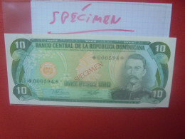 +++SPECIMEN+++DOMINIQUE 10 PESOS 1978 Neuf (B.31) - Dominicaanse Republiek