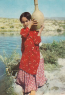 Iran Pars - Ethnic Ghashghai Girl W Water Pot Old Postcard - Iran