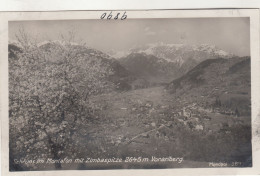 D7923) SCHRUNS Im Montafon Mit Zimbaspitze 2645m  Vorarlberg - Blühender Baum Im Vordergrund - Schruns