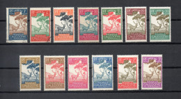 Nlle CALEDONIE TAXE   N° 26 à 38   NEUFS AVEC CHARNIERES + OBLITERES  COTE 19.00€    ANIMAUX PAYSAGE VOIR DESCRIPTION - Timbres-taxe