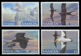 Samoa 1989 - Mi-Nr. 673-676 ** - MNH - Vögel / Birds - American Samoa