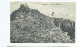 Wales Snowdon Summit And Mountain Railway Posted 1914 Special Cancel.  Postcard - Caernarvonshire