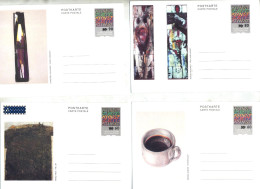 Lot 6 Carte Postale  Art - Stamped Stationery