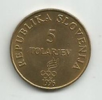 Slovenia 5 Tolarjev 1996. KM#33 - Eslovenia