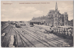 SKALMIERZYCE 1910 BAHNHOF GRENZE DEUTSCHLAND RUSSIA - RAILWAY STATION - Poland