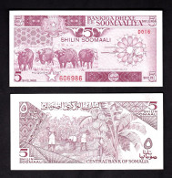 SOMALIA 5 SHILLING 1987 PIK 31C QFDS - Somalië