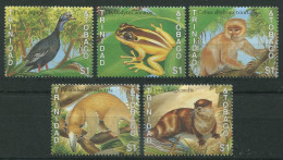 Trinidad & Tobago 1989 - Mi-Nr. 579-583 ** - MNH - Wildtiere / Wild Animals - Trinité & Tobago (1962-...)