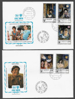 SAN MARINO FDC COVER - 1979 International Year Of The Child - SET ON 2 FDCs (FDC79#03) - Lettres & Documents