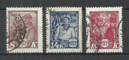 RUSSLAND RUSSIA 1928 Michel 354 - 356 O - Used Stamps