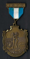 Médaille De Marche En Métal.  Pepinster. (Liège-Verviers) Avallon.  Hoegne Et Vesdre. 1977. - Autres & Non Classés