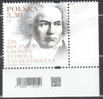 Poland 2020 - Ludwig Van Beethoven - Mi.5268 - MNH(**) - Unused Stamps
