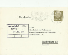 SAAR GS 1959 - Interi Postali