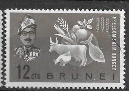 Brunei Mh * (3,5 Euros) 1963 (sorry For The Hair On Scan Only) - Brunei (...-1984)