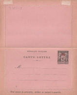 CHINE - ENTIER POSTAUX : CARTE LETTRE - Neuf (type Sage) - Covers & Documents