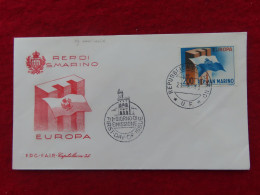 San Marino 791 Ersttagsbrief  21. 9. 1963, Europa (Nr. 212 ) - Briefe U. Dokumente