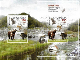 ALBANIA ALBANIE ALBANIEN EUROPA CEPT 2021 Carnet/booklet/Markenheft, Neuf/mint/ungestemp. - 2021