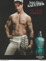 Publicité Papier - Advertising Paper - Le Male De Jean Paul Gaultier - Parfumreclame (tijdschriften)