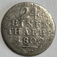 Kingdom Of Westphalia 1⁄24 Thaler 1809 (SILVER) - Taler & Doppeltaler