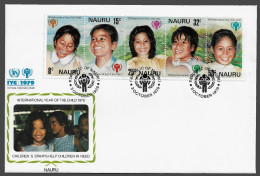 NAURU FDC COVER - 1979 International Year Of The Child - SET FDC (FDC79#03) - Other & Unclassified