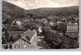 7505 ETTLINGEN, Gasthof Zur Sonne, Strassenpartie, 1954, Nadelloch - Ettlingen