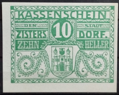 Austria Notgeld Zistersdorf  Pick.JPR.12277a-10 FDS (B/1-62 - Oesterreich