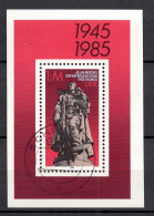 BLOC DDR Oblitéré 1985  MICHEL  :  82 - 1981-1990