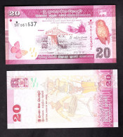 SRI LANKA 20 RUPEES 2015 PIK 123 FDS - Sri Lanka