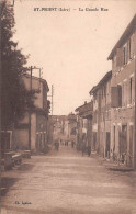 SAINT-PRIEST  (Rhône) - La Grande Rue - Voyagé 1930 (2 Scans) Jacquand à Chambon, Dépôt Des Machines P.L.M. à Dijon - Saint Priest