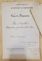 1 Plan De La Gare De Bapaume Ligne D'Achiet Bapaume En 1869 - Bapaume