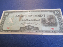 The Japanese Government/ Ten Pesos /Philippines/Occupation Japonaise/ Plantation De Bananiers/ 1942    BILL223 - Japon